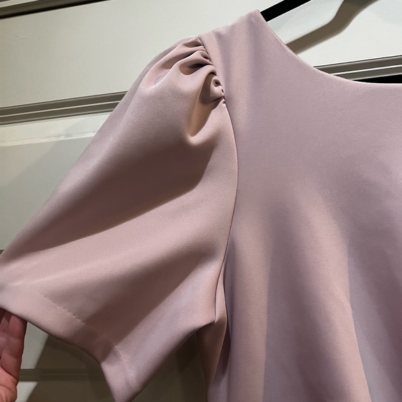 NWT! Xscape Side Ruched Ruffle Details Scuba Crepe Gown 22W - Picture 3 of 8